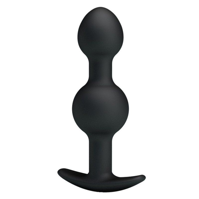 Анальна пробка Pretty Love silicone Anal balls Чорна BI0395