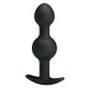 Анальна пробка Pretty Love silicone Anal balls Чорна BI0395