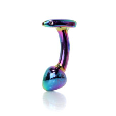 Анальная пробка B - Series HeavyFun Curved Jewellery Multicolour Plug S