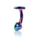 Анальна пробка B - Series HeavyFun Curved Jewellery Multicolour Plug S