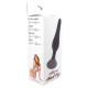 Анальная пробка B - Series HeavyFun Silicone Plug XL Black