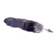 Анальная пробка B-Series HeavyFun Fox Tail, диаметр 2,7 см, длина 6,5 см, Black