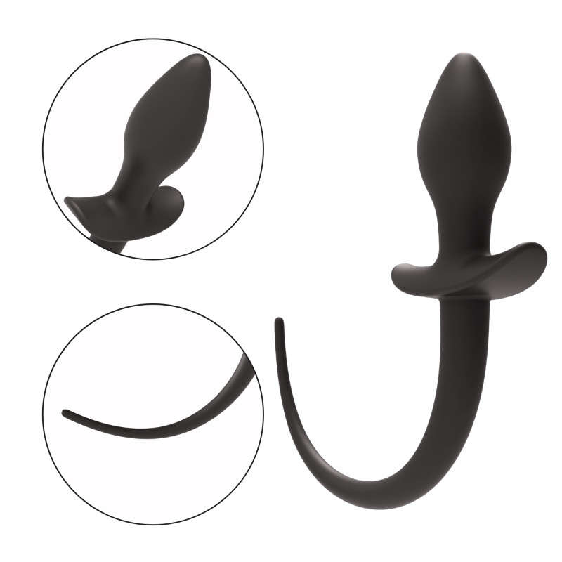 Анальна пробка Erospace Wild Play Anal Plug With Tail C3