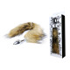 Анальная пробка B – Series HeavyFun Fox Tail, диаметр 2,7 см, длина 6,5 см, Brown