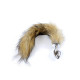 Анальная пробка B – Series HeavyFun Fox Tail, диаметр 2,7 см, длина 6,5 см, Brown