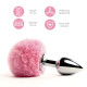 Анальная пробка FeelzToys Bunny Tails Butt Plug Розовая