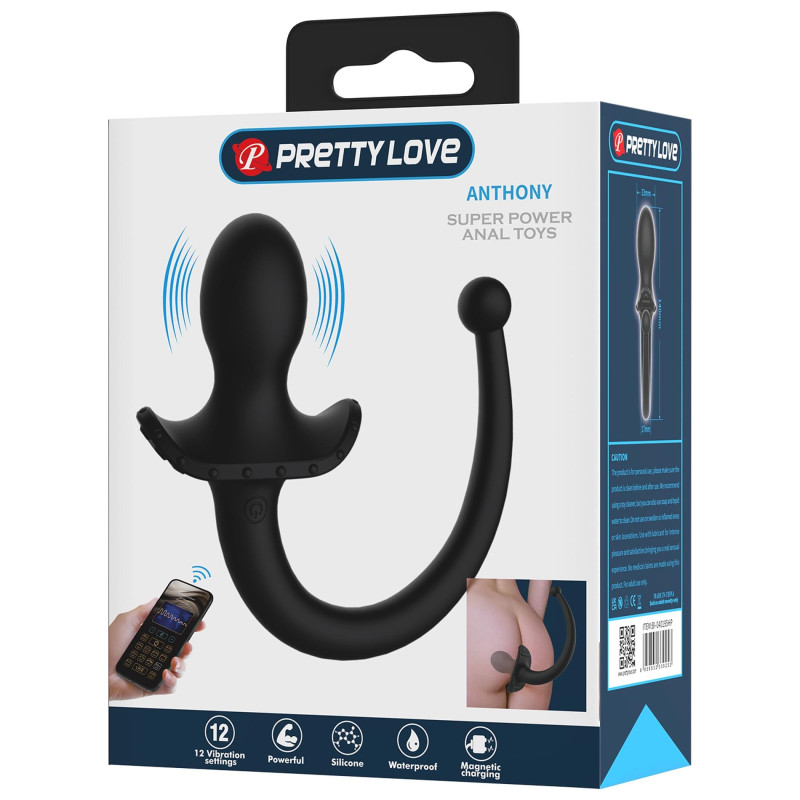 Анальна пробка Pretty Love Anthony Super Power Anal Plug (App)