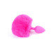 Анальная пробка B - Series HeavyFun Bunny Tail Silicone Pink Plug Pink
