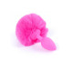 Анальная пробка B - Series HeavyFun Bunny Tail Silicone Pink Plug Pink