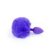 Анальная пробка B - Series HeavyFun Bunny Tail Silicone Purple Plug Purple
