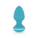 Анальная вибропробка Cala Azul – Blanca Vibrating anal plug, 10 режимов
