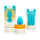 Анальная вибропробка Cala Azul – Blanca Vibrating anal plug, 10 режимов