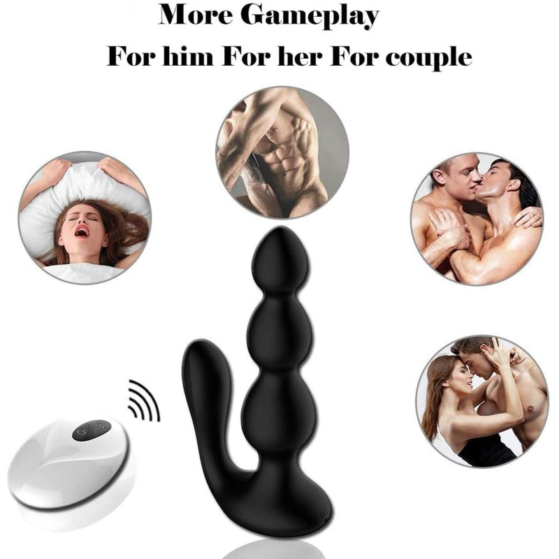 Анальная пробка B - Series Cute Anal Beads, Remote Controler