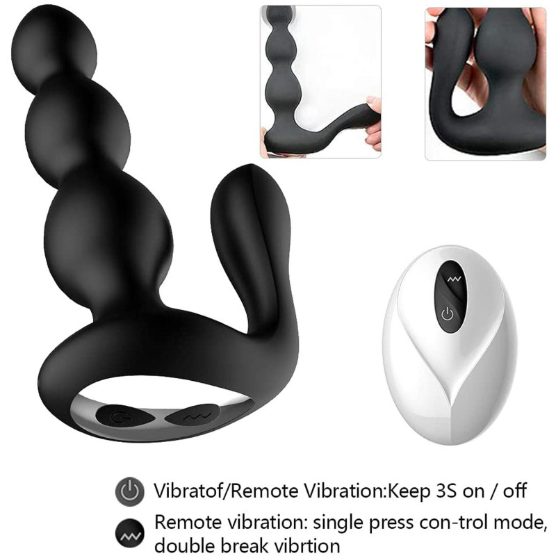 Анальная пробка B - Series Cute Anal Beads, Remote Controler