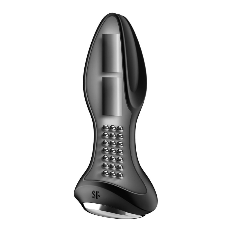 Анальна смарт-вібропробка із перлинним масажем Satisfyer Rotator Plug 2+ Black