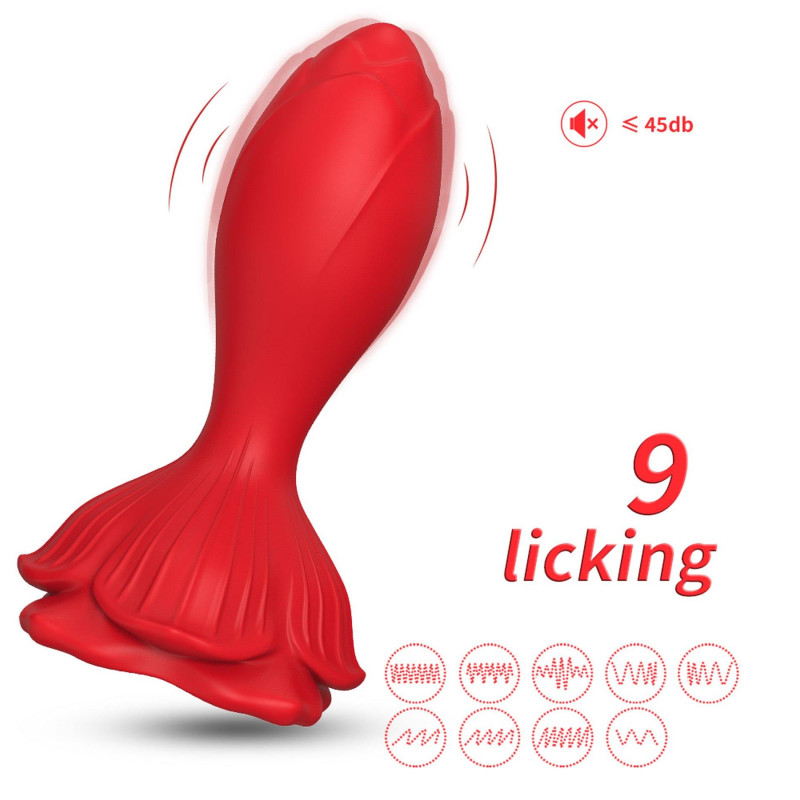 Анальная пробка B - Series Joy Rosenberg Red, 9 Vibration Functions