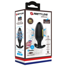 Анальная пробка Pretty Love Jefferson Anal Plug Black (App)