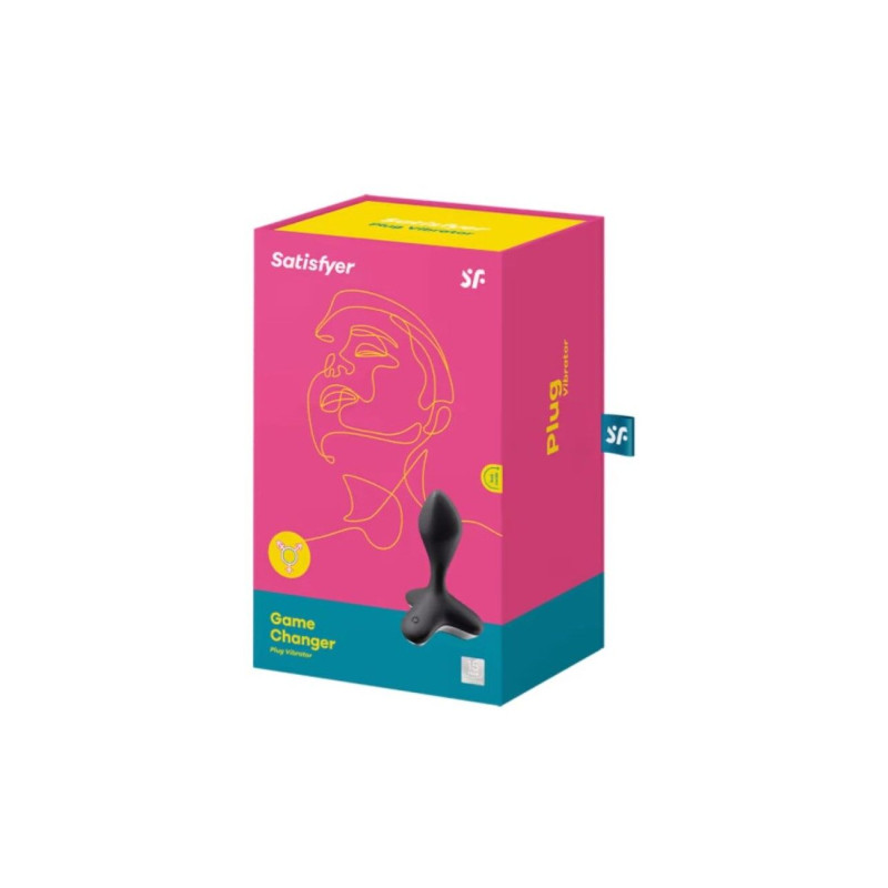 Анальна пробка з вібрацією Satisfyer Game Changer Black