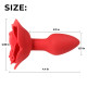 Анальная пробка B - Series Cute Rose Rotating Anal Plug