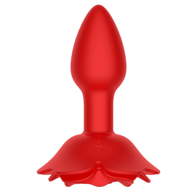 Анальная пробка B - Series Cute Rose Rotating Anal Plug