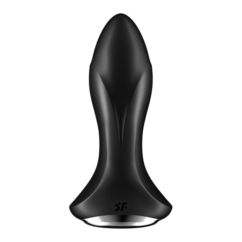 Анальная смарт-вибропробка с жемчужным массажем Satisfyer Rotator Plug 1+ Black