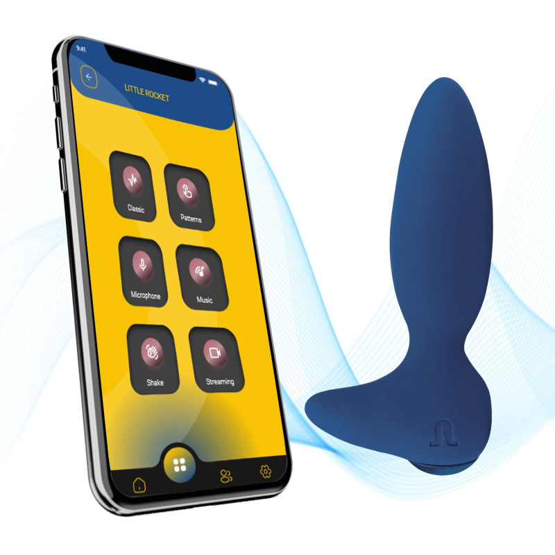 Анальная смарт-вибропробка Adrien Lastic Little Rocket 2.0, 10 режимов, двойной силикон