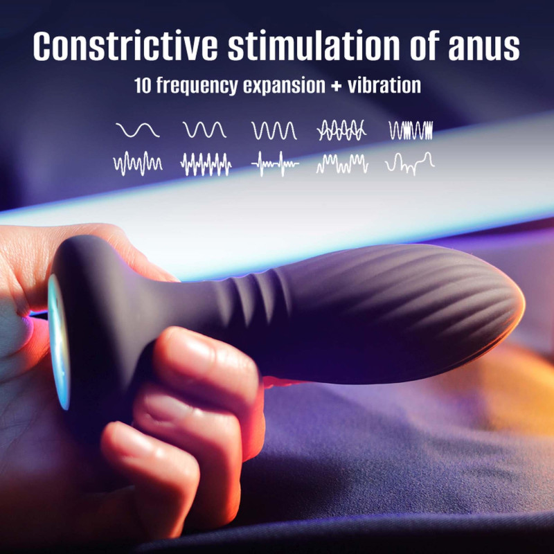 Анальная пробка B - Series Cute Thrusting Anal Plug Black