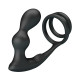 Анальная пробка с эрекционным кольцом Mr Play Remote Control Vibrating Prostate Massager