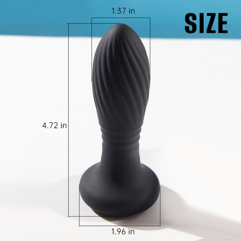 Анальная пробка B - Series Cute Thrusting Anal Plug Black