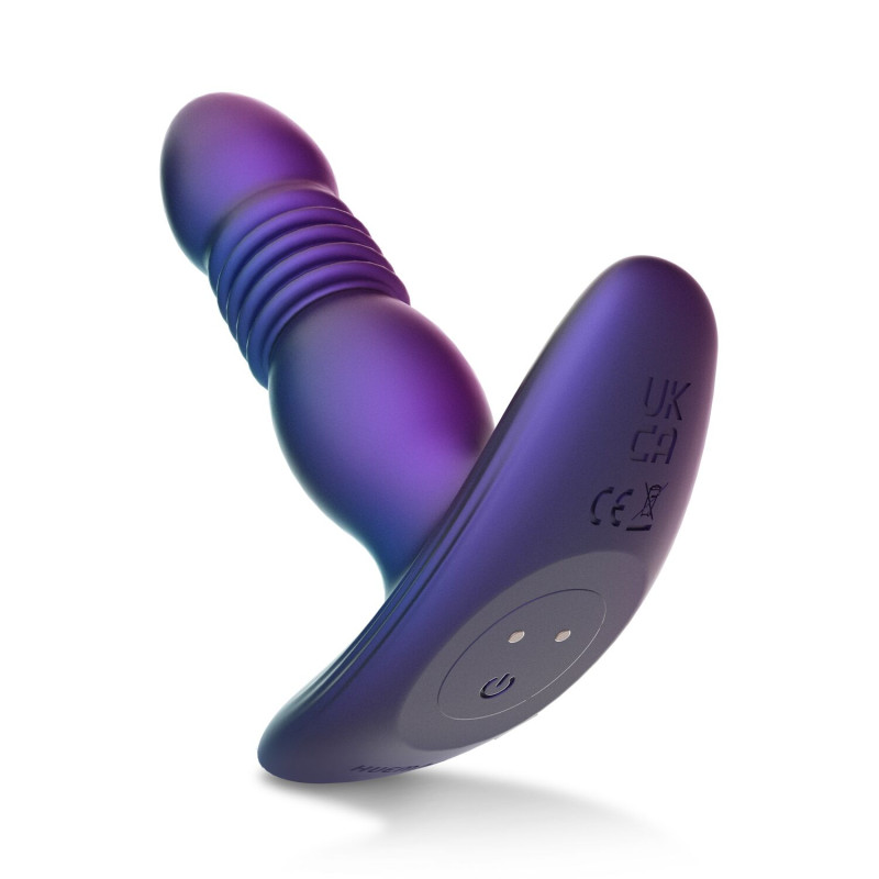 Анальная пробка с вибрацией и пульсацией Hueman – Supernova Thrusting Buttplug
