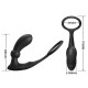 Анальная пробка с эрекционным кольцом Pretty Love Warren Prostate Stimulator Black
