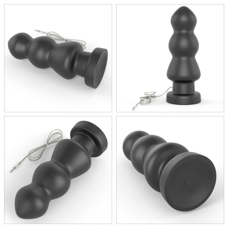 Анальная пробка LoveToy King-Sized Vibrating Anal Rigger 7.8"