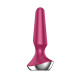 Анальная смарт-вибропробка Satisfyer Plug-ilicious 2 Бордовая