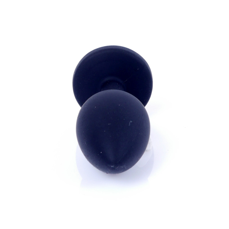 Анальная пробка B - Series HeavyFun Classic Jewellery Silicone Black Plug, диаметр 2,7 см, длина 7 см, Pink