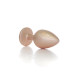 Анальна пробка B - Series HeavyFun Pearl Classic Jewellery Gold Plug Clear L