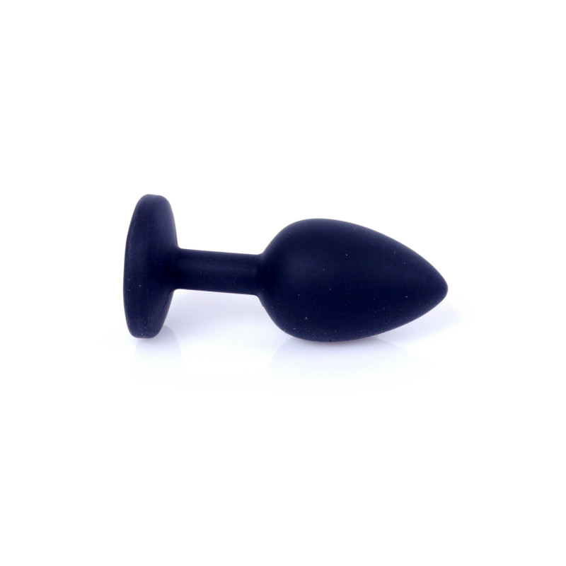 Анальная пробка B - Series HeavyFun Classic Jewellery Silicone Black Plug, диаметр 2,7 см, длина 7 см, Pink