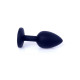 Анальная пробка B - Series HeavyFun Classic Jewellery Silicone Black Plug, диаметр 2,7 см, длина 7 см, Pink