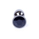 Анальна пробка B - Series HeavyFun Classic Jewellery Dark Silver Plug, діаметр 2,7 см, довжина 7 см, Black