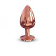 Металлическая анальная пробка с украшением в виде кристалла Marc Dorcel - Diamond Plug L
