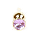 Анальна пробка B - Series HeavyFun Long Jewellery Gold Plug, діаметр 3 см, довжина 9,5 см, Pink