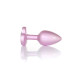 Анальная пробка B - Series HeavyFun Pearl Heart Jewellery Pink Plug Clear S