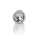 Анальна пробка B - Series HeavyFun Pearl Classic Jewellery Gold Plug Clear M