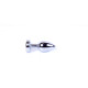 Анальна пробка B - Series HeavyFun Jewellery Silver Plug Disco Flashlight