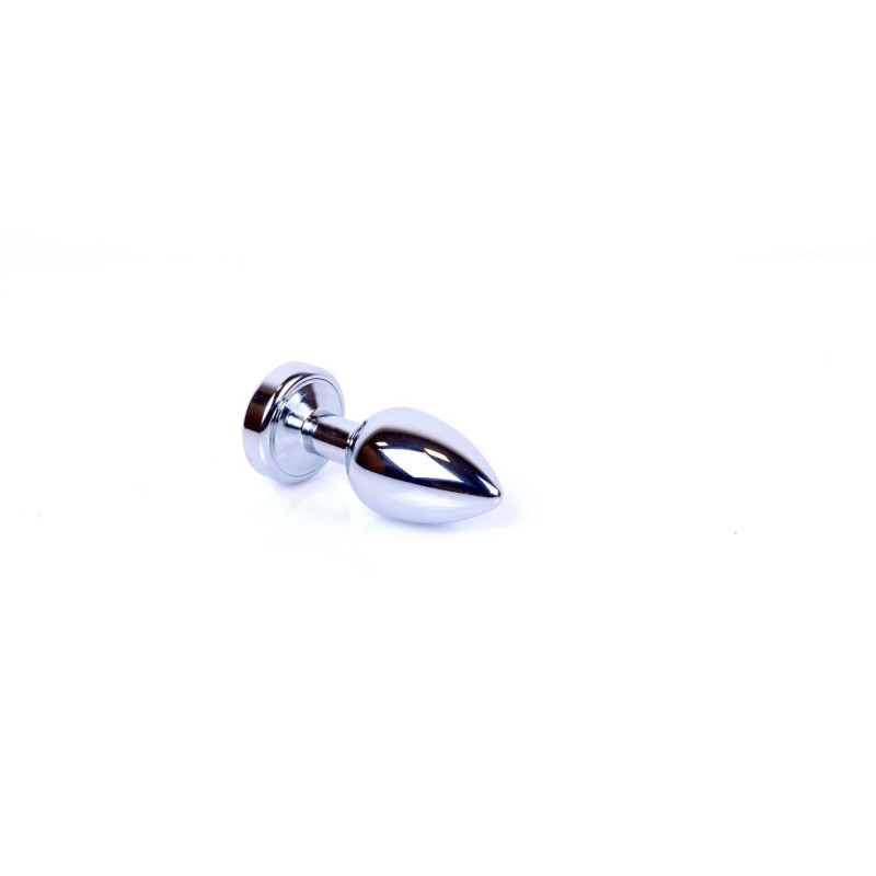 Анальна пробка B - Series HeavyFun Jewellery Silver Plug Disco Flashlight