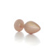 Анальна пробка B - Series HeavyFun Pearl Classic Jewellery Gold Plug Clear M