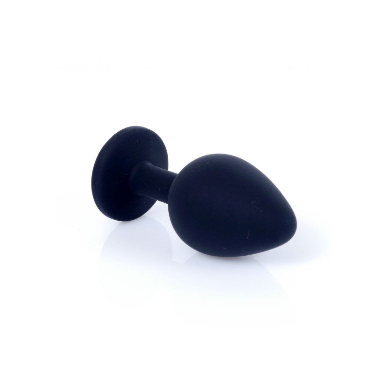Анальна пробка B - Series HeavyFun Classic Jewellery Silicone Black Plug, діаметр 3,5 см, довжина 8 см, Pink