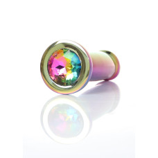 Анальна пробка B - Series HeavyFun Penis Jewellery Multicolour Plug Clear M