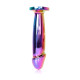 Анальна пробка B - Series HeavyFun Penis Jewellery Multicolour Plug Clear M