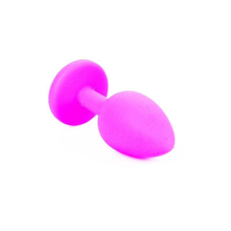 Анальная пробка B - Series HeavyFun Classic Jewellery Silicone Pink Plug, диаметр 2,7 см, длина 7 см, Blue