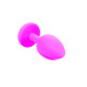 Анальная пробка B - Series HeavyFun Classic Jewellery Silicone Pink Plug, диаметр 2,7 см, длина 7 см, Blue